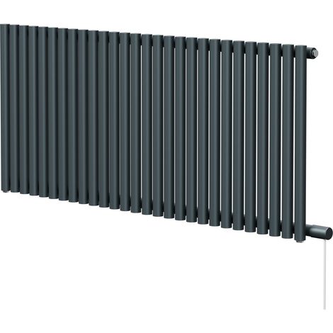 Wholesale Domestic Sinclair Anthracite 600mm x 1395mm Horizontal Single Panel Electric Radiator (1/5)