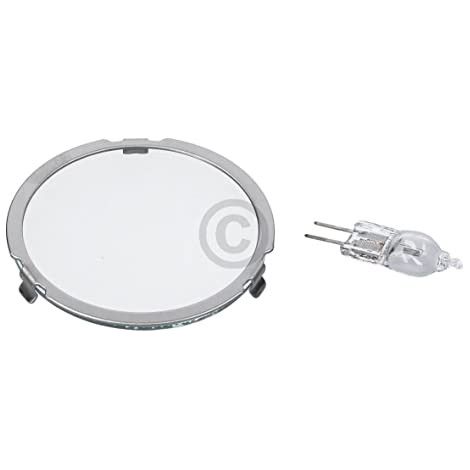 Bombilla halógena compatible con NEFF 00629022 20 W 12 V con tapa para campana extractora