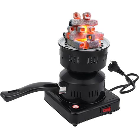 Allume-charbon électrique 450 W-600 W pour barbecue au charbon de bois pour cuisinière, barbecue, poêle à charbon, accessoires pour barbecue à charbon électrique avec poignée et grille