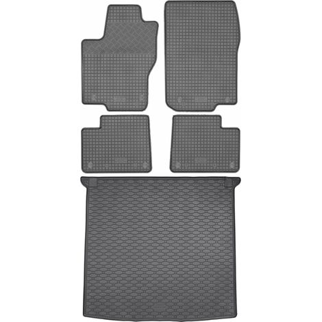 Juego de alfombrillas de goma para coche y alfombrilla para maletero para Mercedes Clase M W166 SUV (noviembre de 2011 a mayo de 2015). (1/5)