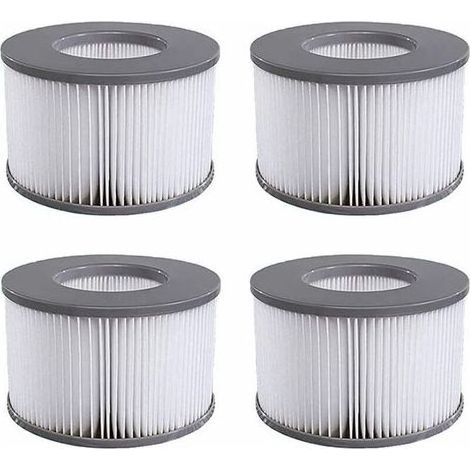 Lote de 4 cartuchos filtrantes para spa y piscina hinchable, modelos de filtro 2020 (1/3)
