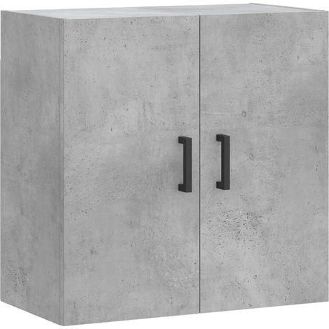 Maison Exclusive - Mobile a Parete Grigio Cemento 60x31x60 cm in Legno Multistrato (1/5)