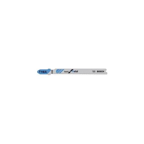 BOSCH - LAME PER SEGHETTO ALTERNATIVO HSS T118A 67 MM 1,1-1,5 PROGRESSIVA
