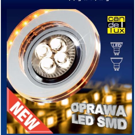 Faretto da incasso Candellux SS-23 GU10 cromo vetro (1/2)