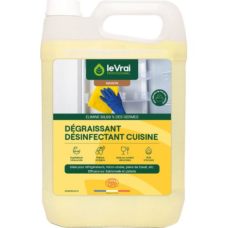 Entfettendes Desinfektionsmittel Küche 5l - Le Vrai