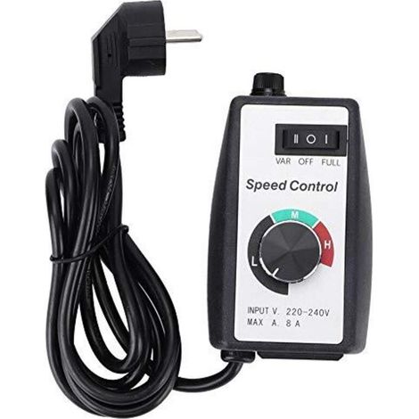 Universal Electronic Continuous Speed ​​Controller Switch Governor for Motor Fan Duct Fan EU 230V