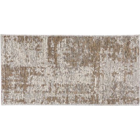 Tapis extérieur en polypropylène Catania naturel 110 x 60 cm (1/4)
