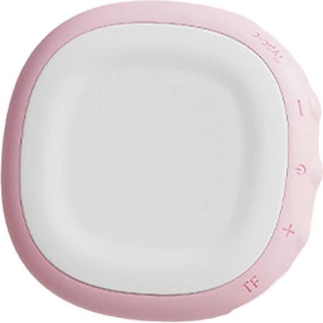 Kabelloser Bluetooth-Knochenleitungslautsprecher mit Stereo-Weißrauschen, der unter das Kopfkissen gelegt wird, um den Schlaf und das Reisen zu verbessern (rosa). (1/5)