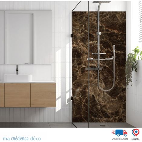 Panneau de douche : Marbre de Spondoria - Alu composite - 90 - 245 (1/3)