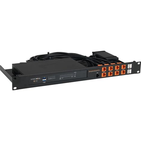SonicWall RM-SW-T12 Rackmontageset Schwarz 19 Zoll (1/2)