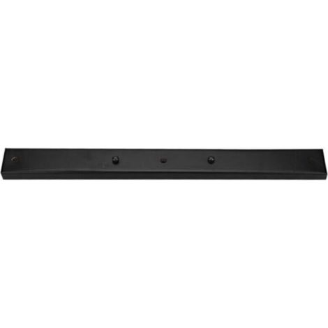 Support de Plafonnier Rectangulaire Noir pour Montage DIY de Suspension (1/4)