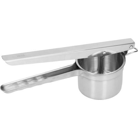 Presse-purée Manuel Inox 304 Ergonomique avec Crochet de Rangement - Ustensile de Cuisine Pratique et Facile à Nettoyer pour Pommes de Terre (1/3)