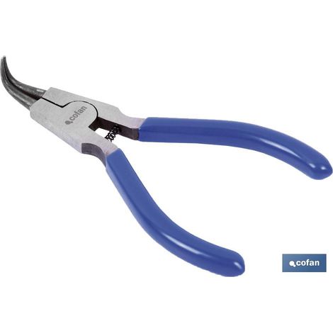 Pinza per anelli elastici esterni curvi M-175 mm (1/2)