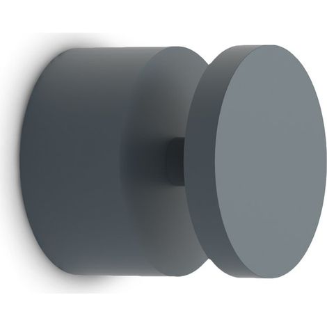 Ideal Lux Applique moderna Toffee 1 luce LED integrato IP65 antracite metallo