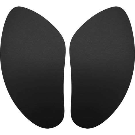 Protezione Serbatoio Adesiva Laterale Destro + Sinistro, Nero Goffrato