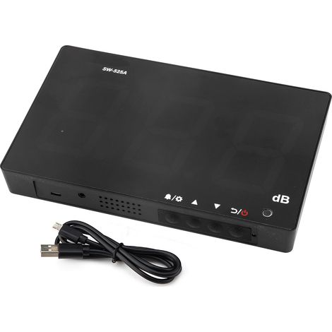 SW‑525A Sonomètre numérique à écran LCD mural USB 30‑130 dB (1/5)
