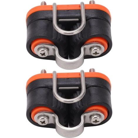 Lntyq Taquet Coinceur pour Voiliers, Conception Robuste Taquet Coinceur à Entrée Rapide avec Anneau de Guidage pour Cordage de 3‑12 Mm