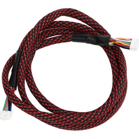 Cableado principal para la impresora 3D Anycubic Chiron: fundas de nailon trenzado de alta resistencia.