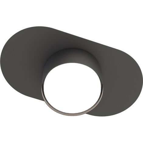 Spot soffitto STILO loft nero ovale 1xGX53 12W Emibig (1/5)