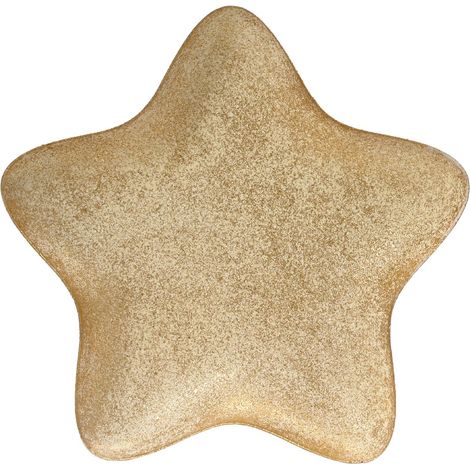 Dekoteller Stern goldfarben antik groß - Eisen (1/2)