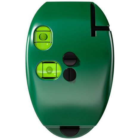 Niveau infrarouge professionnel à angle droit, mini niveau infrarouge portable haute précision, lumière rouge intense, règle électronique à 90° avec bulle horizontale- (1/5)