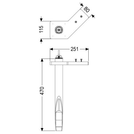 KIT DE CONVERSION SONDE DE NIVEAU KESSEL 681045