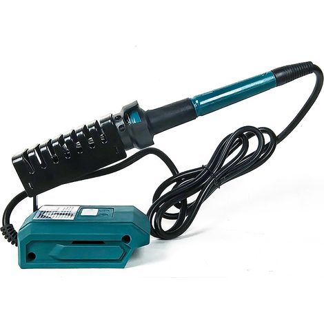 Kabelloser Lötkolben, kompatibel mit Makita 18-V-Akku, kabelloser Lötkolben, LED-Digitalanzeige, superschnelles Aufheizen, einstellbare Temperatur 300 ℃–500 ℃ für die Reparatur von Geräten (1/5)