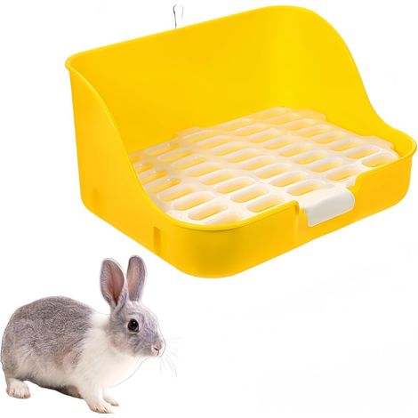 Rabbit Toilet Box Practical Extra Large Pet Litter Tray (1/5)