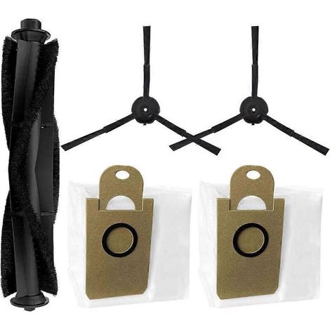 Accessoires pour aspirateurs Proscenic X1/X1S/MGTEC Twinboth S10 Ultra : brosse principale + brosse latérale + sac à poussière