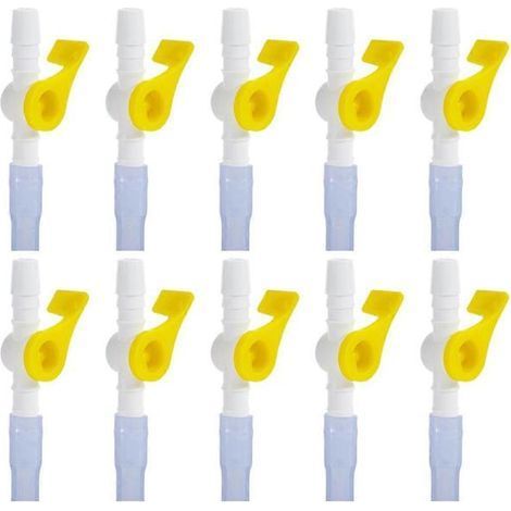Packung mit 10 Katheterventilen zur Harnableitung, mit glatten Kanten und Silikonschlauch (1/5)