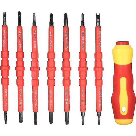 Jeu de tournevis isolés pour électricien (1/3)