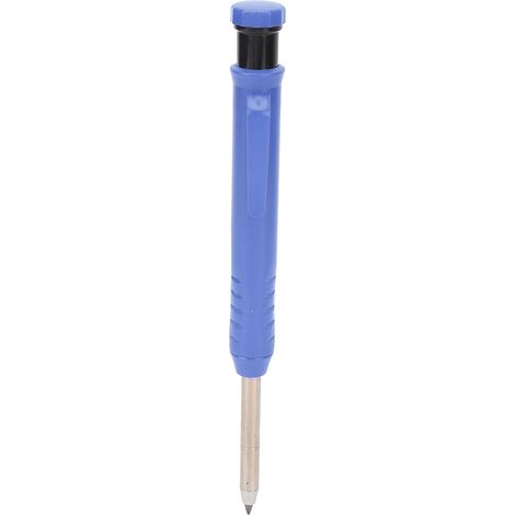 Mechanischer Holzbearbeitungsbleistift mit Anspitzer, Bleistift für tiefe Löcher, zum Markieren von Metall und Kunststoff, blau (1/5)