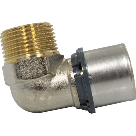 Raccord multicouche à sertir TH - Coude Mâle 1" (26/34) - Ø32x3,0 - Arcanaute (1/4)