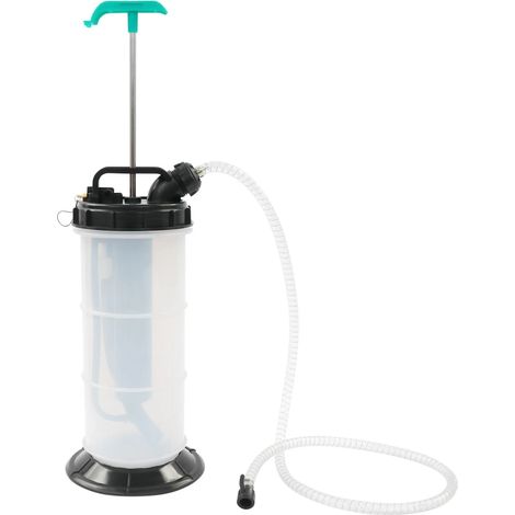 Pompe Vidange Huile Moteur avec 4 Tubes Amovible 5.3L Manuel Pompe a Huile Vidange Moteur pour Extraire Huiles Moteur, Liquides Transmission, pour Voitures, Motos, Tondeuses Gazon, Bateaux