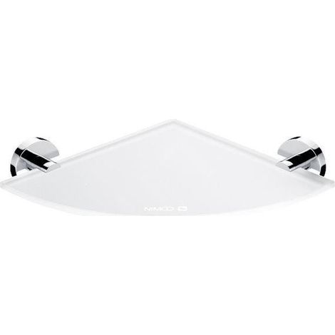 Nimco Unix - Étagère d'angle, verre mat / chrome UN 13091RB-26 (1/2)