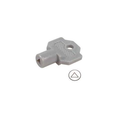 CHIAVE PLASTICA PER CILINDRO CON TRIANGOLO PER QUADRI ELETTRICI 154A - 10 pezzi IBFM