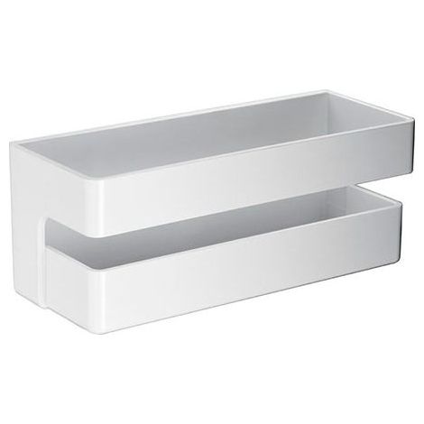 Jabonera frontal de PVC color blanco [ IMEX® ]