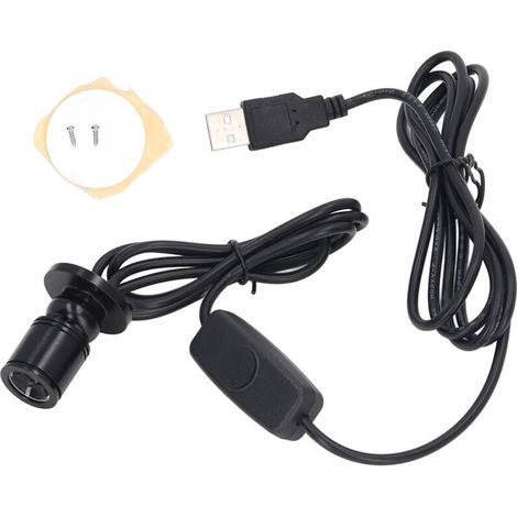 Mini Spot Light, Spot LED à intensité Variable avec Câble de 6,6 Pieds pour Peinture Photo Plantes Bijoux Vitrine Modèle éclairage de Vitrine/ de Cabinet (Lumière blanche chaude 3000K) (1/4)