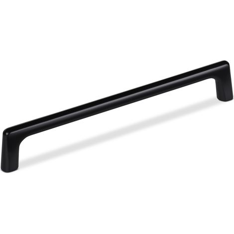 Möbelgriff Bügelgriff BLACKLINE III BA 160 mm schwarz matt inkl. Schrauben, 1 Stück (1/4)