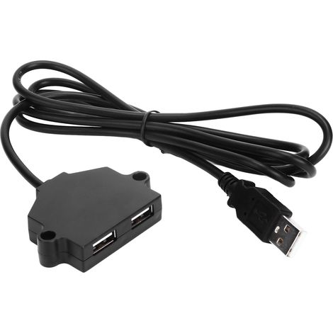 Prise double USB avec câble 1,5m 5V 1A pour téléphone tablette appareil photo recharge rapide (1/5)