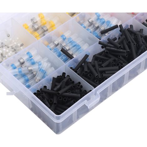 Lot de 600 anneaux de soudure étanches, connecteurs thermorétractables (1/5)