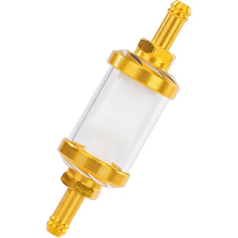Filtre à carburant universel pour moto, filtre à essence, 5/16 pouce, filtre à huile 8 mm, VTT, utilisé pour les moteurs de moto (1/5)