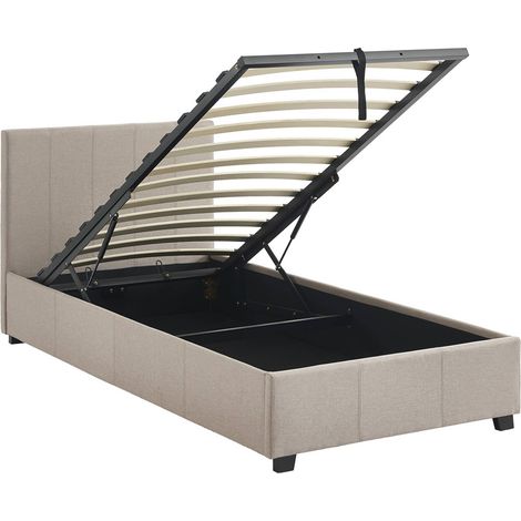 sweeek - Boxbett mit Lattenrost und Kopfteil, 90 x 190cm