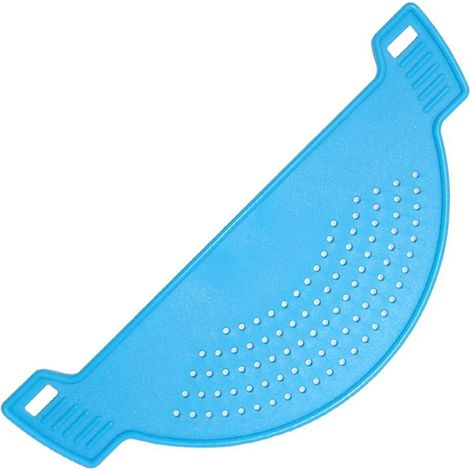 Égouttoir à riz créatif en plastique avec filtre et cloison anti-fuite, accessoire de cuisine, égouttoir latéral pour casseroles (1/5)