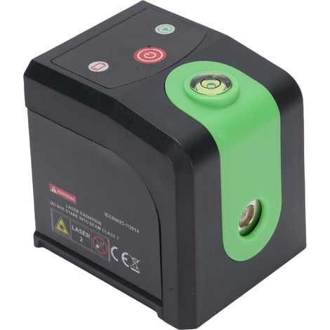 Niveau laser portable autonivelant avec batterie rechargeable, chargement USB-C, 2 lignes, précision ±4,5 mm/3 mètres, étanchéité IP54, idéal pour la pose de carrelage, les plafonds et les travaux de  (1/5)