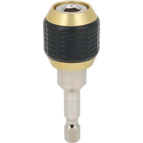 Portabrocas, adaptador de extensión de broca de cambio rápido con vástago hexagonal de 1/4" para taladro eléctrico (60 mm) - Crezuo