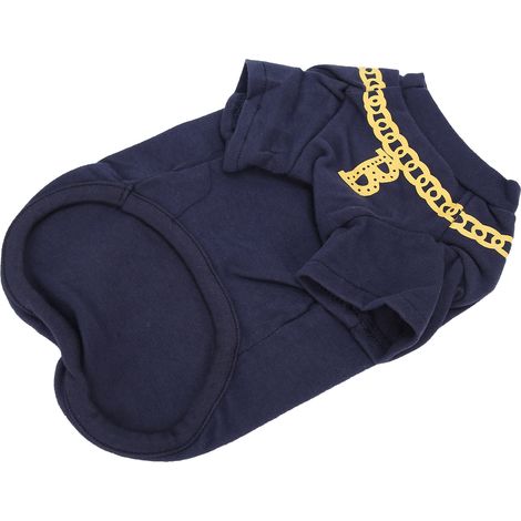 Vêtements pour animaux de compagnie bleus, chemises en coton pour chiens, imprimé printanier, gilet mignon pour chiot, accessoires pour animaux de compagnie, bleu, taille 3XL (1/5)