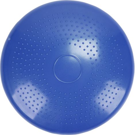 Tapis de massage professionnel à disque d'équilibre, balle de yoga, coussin de massage, balle d'entraînement et de fitness (bleu) (1/5)