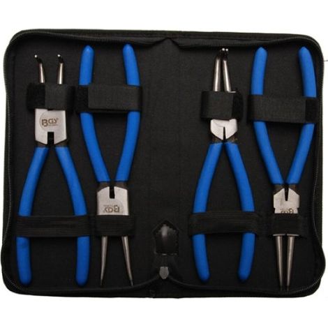 Nom: BGS Jeu de pinces à circlips 225 mm 4 pcs. - 650