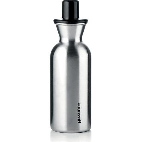 Guzzini Perfect Dressing Steel Edition Oliera, Nero, 330 ml (1/4)